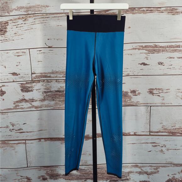 Ultracor Diamond Mesh Pixel Ultra-High Leggings Blue Size Medium - Picture 1 of 7